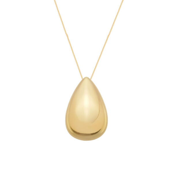 Colar Dourado de Gota