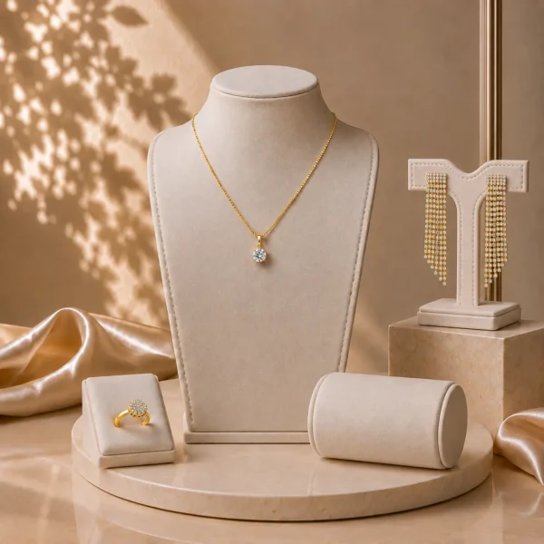 Conjunto Cascata - Brincos, Anel e Colar